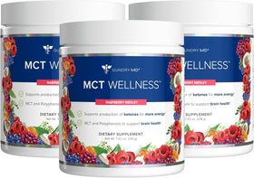 Gundry MD MCT Wellness Powder 90 jours framboise, vue de face