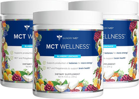 Gundry MD MCT Wellness Powder 90 jours, goût citron myrtille, vue avant
