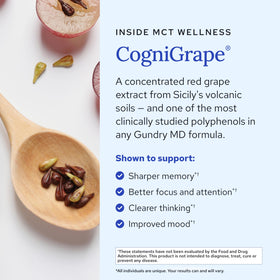 Gundry MD MCT Wellness Powder avec cuillère doseuse