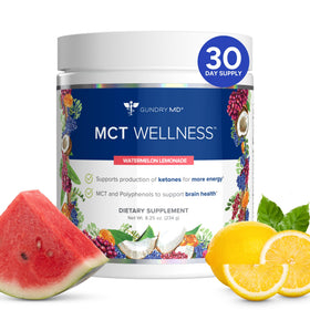 Gundry MD MCT Wellness Powder saveur pastèque citronnade, vue avant