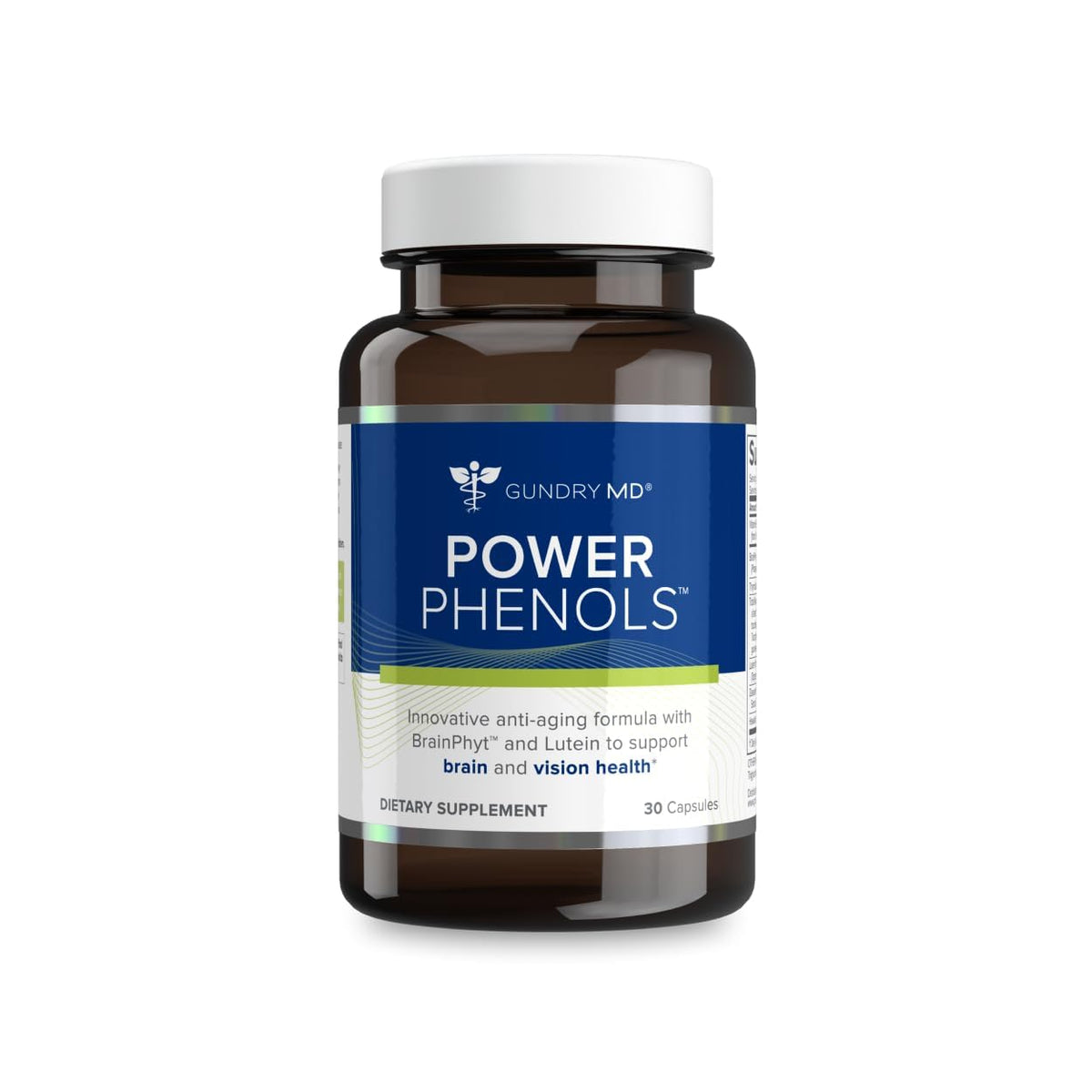 Gundry MD Power Phenols complément alimentaire 30 capsules vue avant