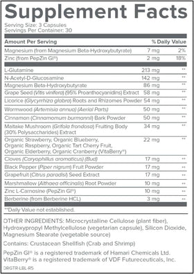 Gundry MD Total Restore flacon ouvert avec capsules