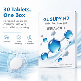 GUSUPY comprimés effervescents de magnésium 12 PPM H2 comprimés en gros plan