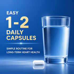 GUSUPY Nattokinase capsules sur une table en bois