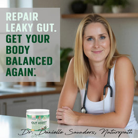 Gut Assist de Doctor Danielle, étiquette avec ingrédients et dosage