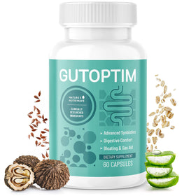 GutOptim capsules de pré et probiotiques en flacon de 60 unités