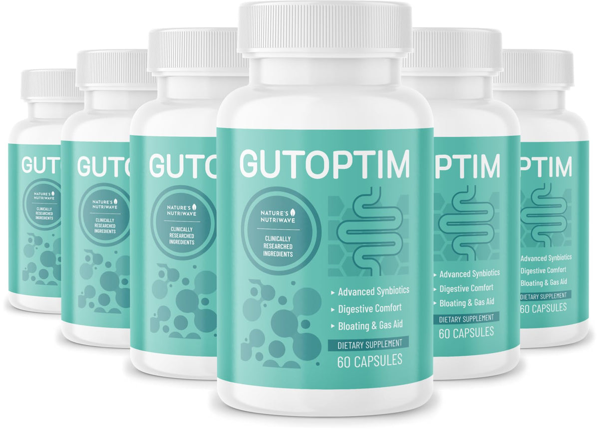 GutOptim capsules pré et probiotiques 60 Ct vue de face