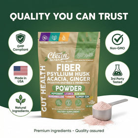 GutResto Clean Nutraceuticals en poudre avec cuillère doseuse