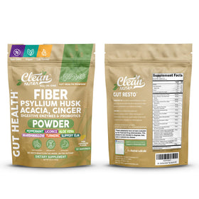 GutResto Clean Nutraceuticals étiquette avec informations nutritionnelles