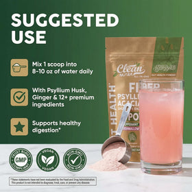 GutResto Clean Nutraceuticals poudre mélangée dans un smoothie