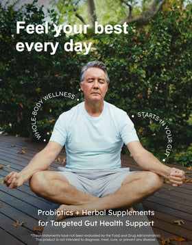 GutRx Overgrowth Probiotiques capsules ouvertes