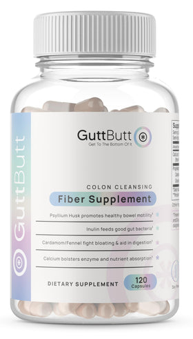 GuttButt complément alimentaire en fibres 120 capsules vue de face