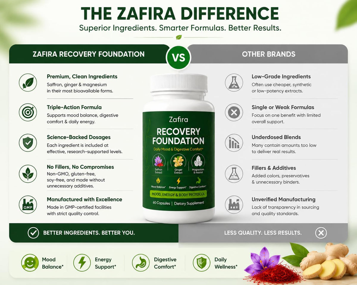 GXDDZM Complément Alimentaire Safran - capsules sur une surface en bois