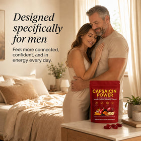 GXSAE Capsaicin Power gélules avec étiquette visible