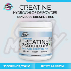 Gym Molly Poudre de Créatine Hydrochlorure 100g emballage