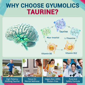 Gyumolics Taurine 2000mg emballage vu de côté