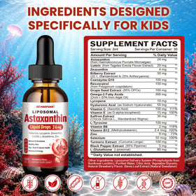 GZ HAOYUAN Astaxanthin Liposomal 24mg 2oz flacon arrière