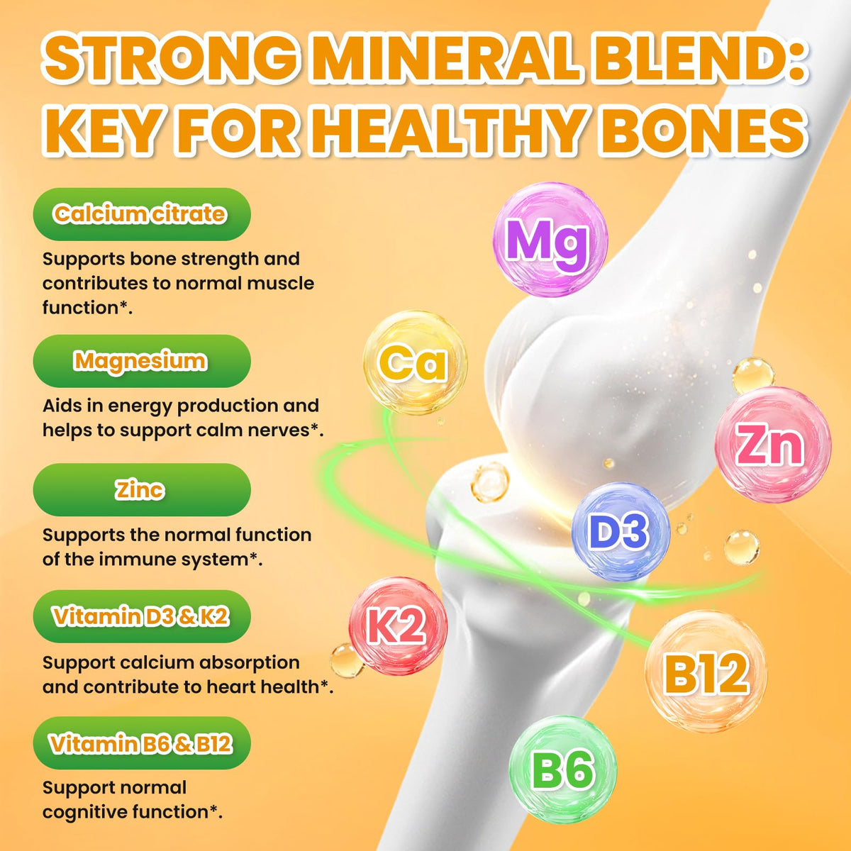 GZ HAOYUAN Calcium Citrate Gummies in a bowl
