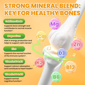 GZ HAOYUAN Calcium Citrate Gummies in a bowl