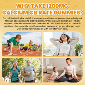 GZ HAOYUAN Calcium Gummies showing ingredients
