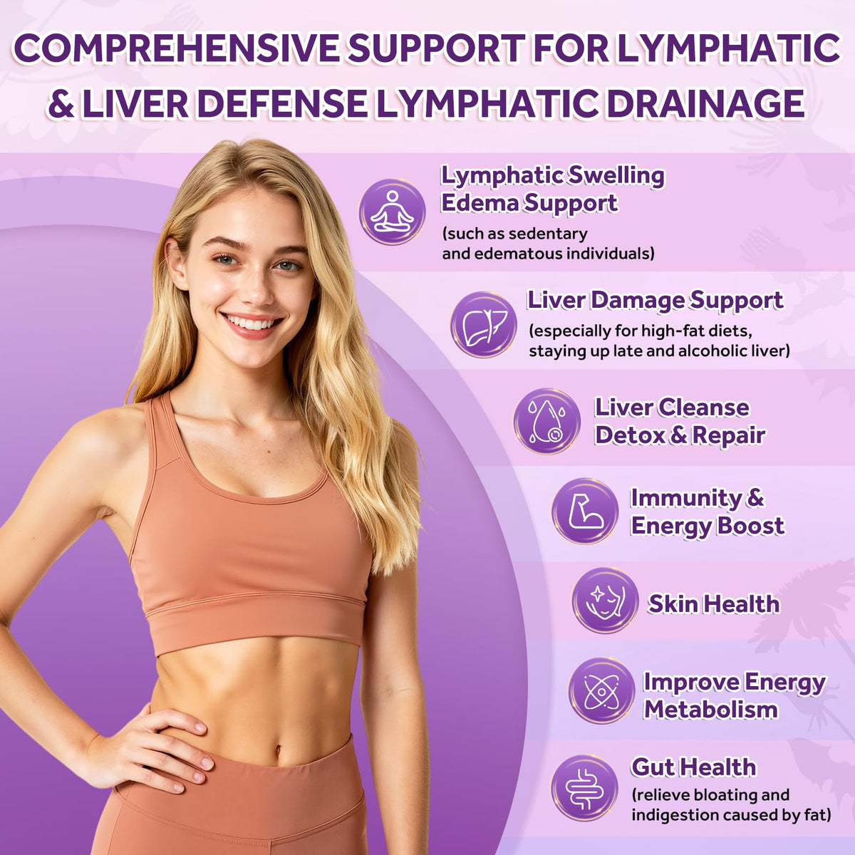 GZ HAOYUAN complément alimentaire pour le soutien lymphatique et hépatique