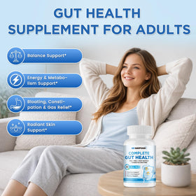 GZ HAOYUAN Complément Alimentaire Santé Intestinale capsules sur une table