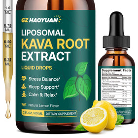 GZ HAOYUAN Gouttes de Kava Kava Liposomales 600 mg flacon avant