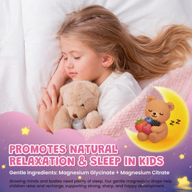 GZ HAOYUAN Gouttes de Magnésium Liquide pour Enfants 118 ml avec fruits rouges