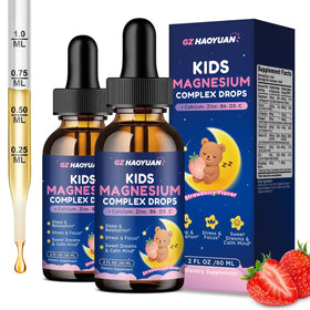 GZ HAOYUAN Gouttes de Magnésium Liquide pour Enfants packaging