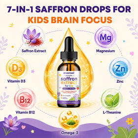 GZ HAOYUAN Gouttes de Safran Liposomales pour Enfants 150g vue arrière