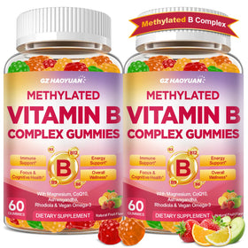 GZ HAOYUAN Gummies Complexe de Vitamines B Méthylées, packaging avant