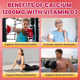 GZ HAOYUAN Gummies de Calcium Citrate 1200mg à l'intérieur de l'emballage
