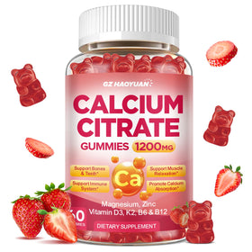 GZ HAOYUAN Gummies de Calcium Citrate 1200mg vue de face