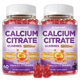 GZ HAOYUAN Gummies de Citrate de Calcium 1200mg vue avant