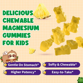 GZ HAOYUAN Gummies de Magnésium Glycinate ouvertes