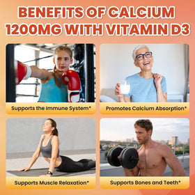 GZ HAOYUAN Gummy de Citrate de Calcium 1200mg avec bouchon ouvert