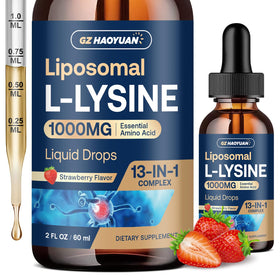 GZ HAOYUAN L-Lysine 1000mg gouttes liquides bouteille ouverte