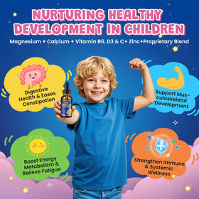 GZ HAOYUAN magnésium liquide pour enfants, bouteille avec bouchon