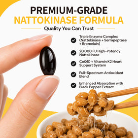 GZ HAOYUAN Nattokinase 20 000 FU gélules avec fruits et légumes