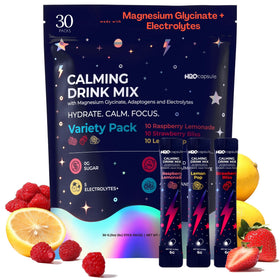 H2O Capsule mélange de boisson en poudre de magnésium glycinate 200g vue de face