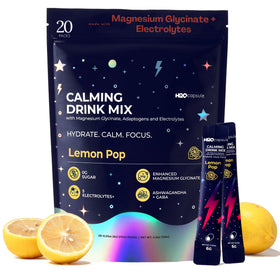 H2O Capsule Mélange Poudré de Magnésium Glycinate 150g - Citron, vue avant