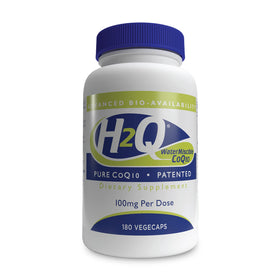 H2Q CoQ-10 180 capsules vue de l'avant