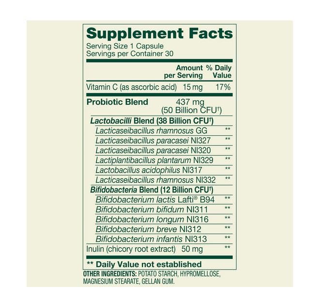 H4U Compléments Alimentaires Multi-Enzymes 30 Capsules vue arrière