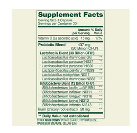 H4U Compléments Alimentaires Multi-Enzymes 30 Capsules vue arrière