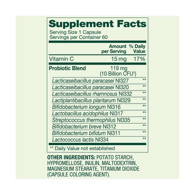 H4U Compléments Alimentaires Probiotiques Multi-Enzymes 60 Capsules emballage