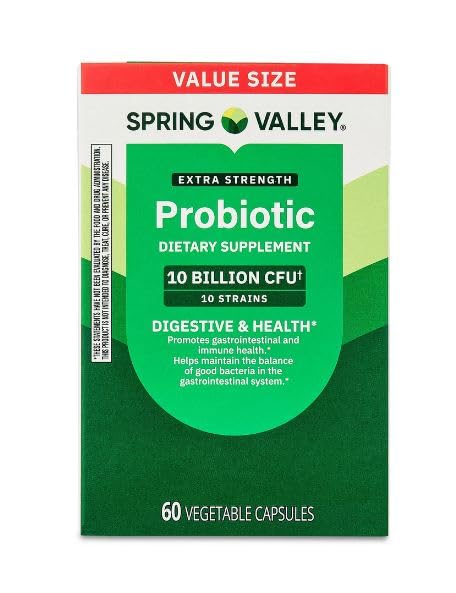 H4U Compléments Alimentaires Probiotiques Multi-Enzymes 60 Capsules vue de face
