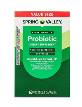 H4U Compléments Alimentaires Probiotiques Multi-Enzymes 60 Capsules vue de face