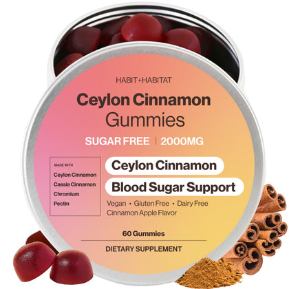 Habit + Habitat Gummies de Cannelle Ceylan en boîte sans plastique