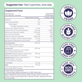 Habit + Habitat Gummy Thyroid Plus 200g avec des ingrédients naturels