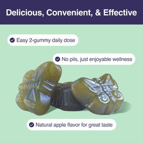 Habit + Habitat Gummy Thyroid Plus 200g gummie dans une main